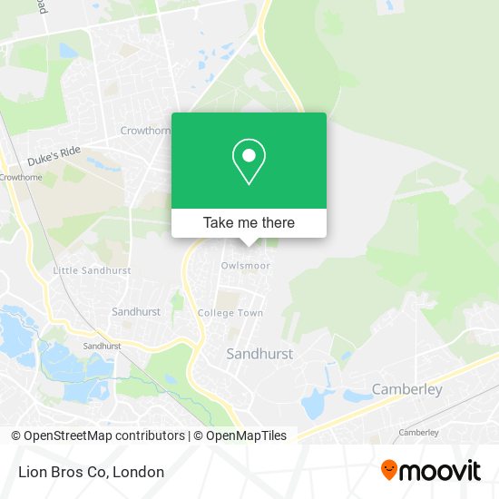 Lion Bros Co map