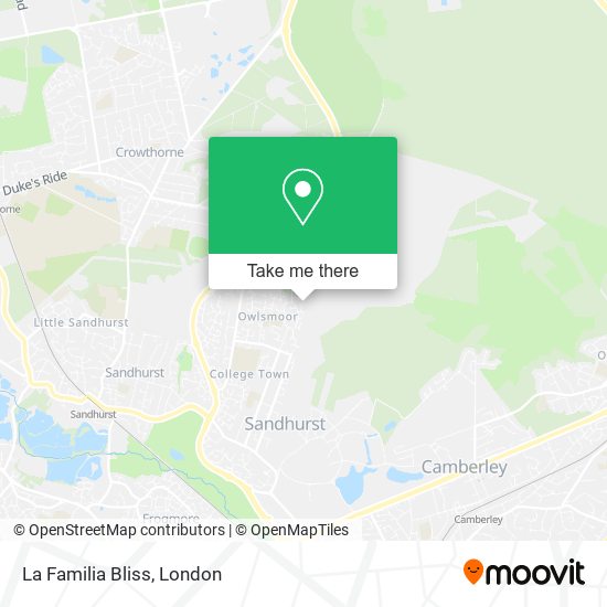 La Familia Bliss map