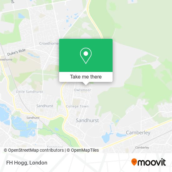 FH Hogg map