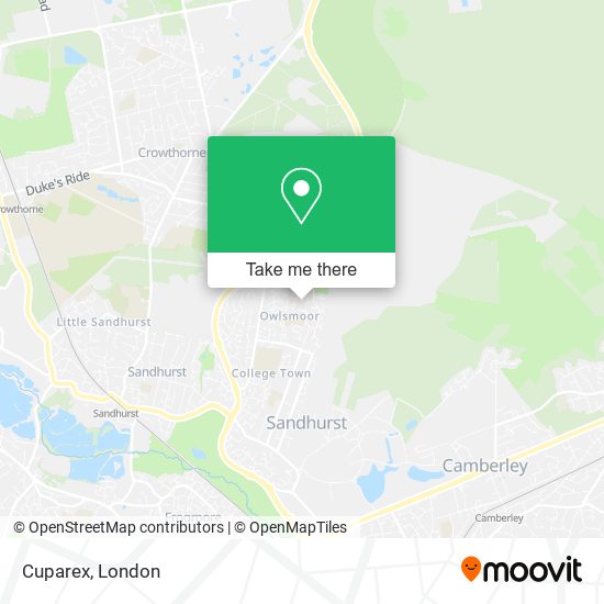 Cuparex map