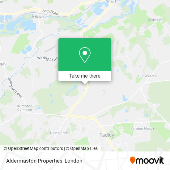 Aldermaston Properties map