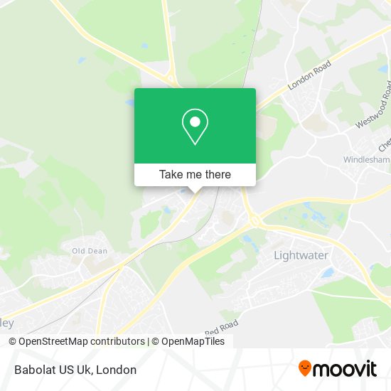 Babolat US Uk map