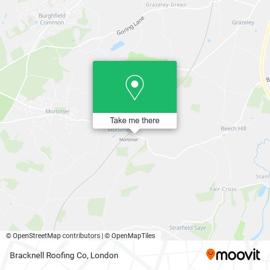 Bracknell Roofing Co map
