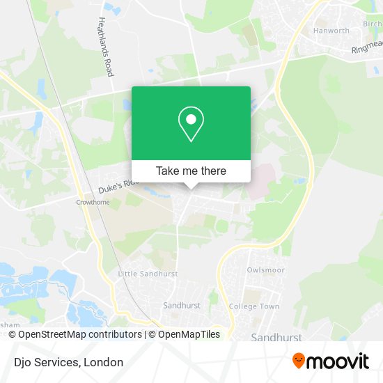 Djo Services map