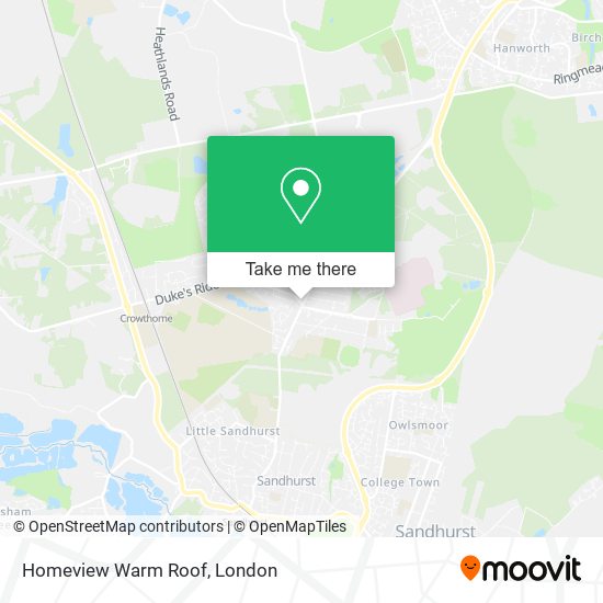 Homeview Warm Roof map
