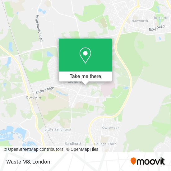 Waste M8 map