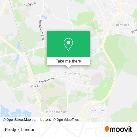 Prodjex map