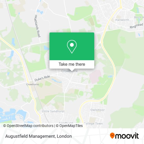 Augustfield Management map