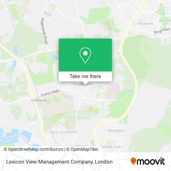 Lexicon View Management Company map