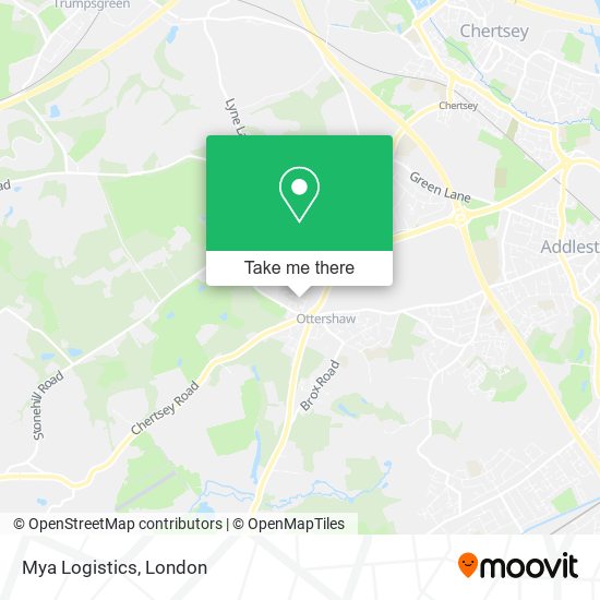 Mya Logistics map