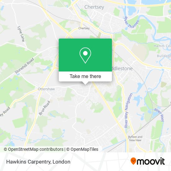 Hawkins Carpentry map