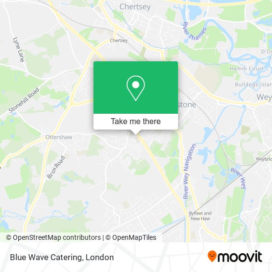 Blue Wave Catering map