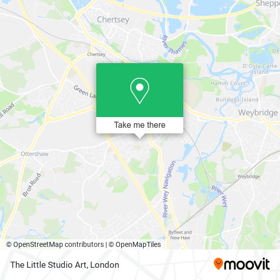 The Little Studio Art map