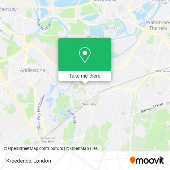 Kreedence map