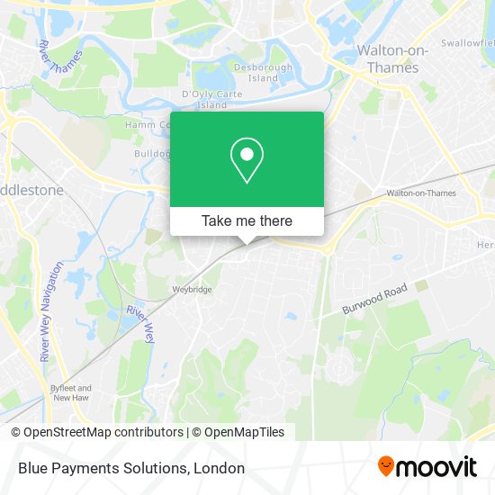 Blue Payments Solutions map