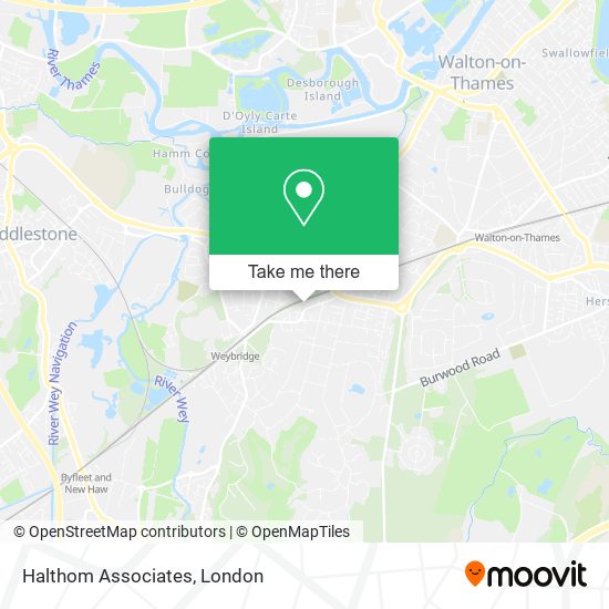 Halthom Associates map