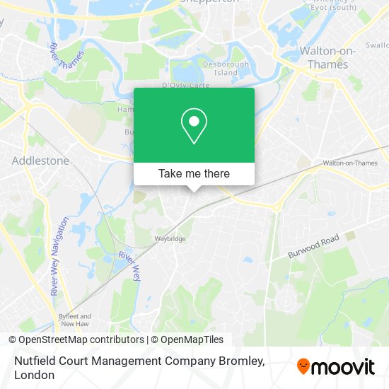 Nutfield Court Management Company Bromley map