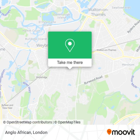 Anglo African map