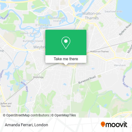 Amanda Ferrari map