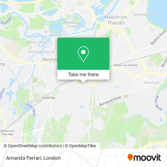 Amanda Ferrari map