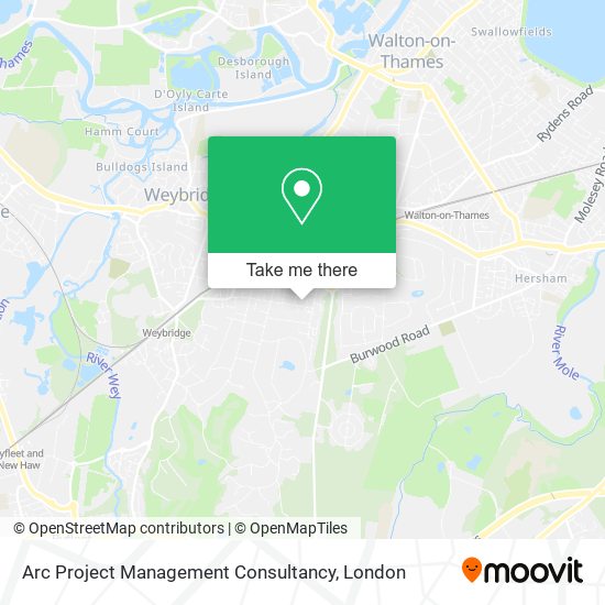 Arc Project Management Consultancy map