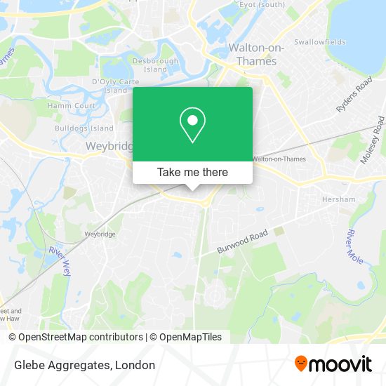Glebe Aggregates map
