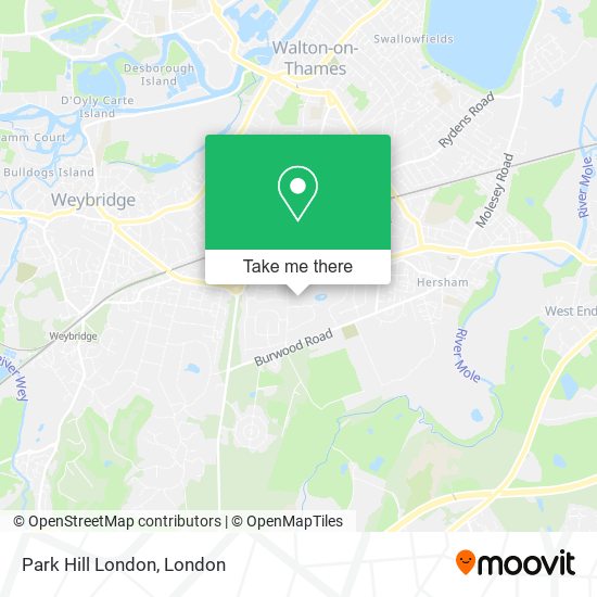 Park Hill London map