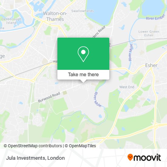 Jula Investments map