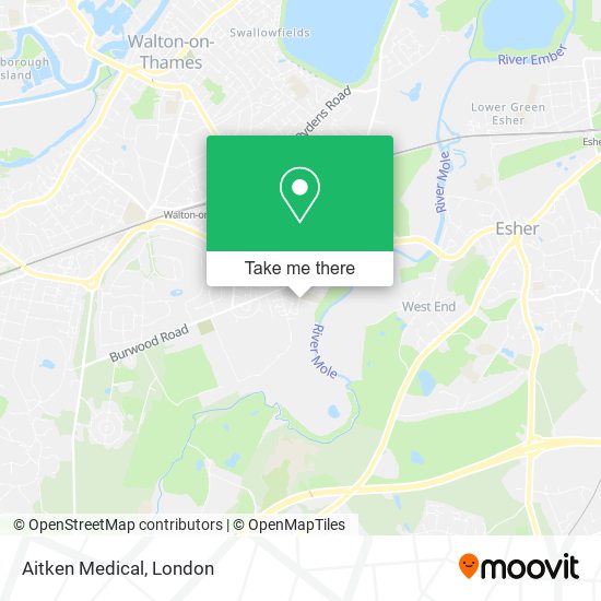 Aitken Medical map