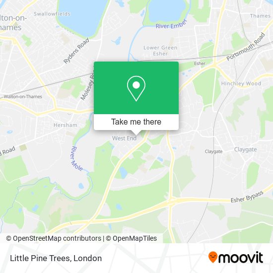 Little Pine Trees map