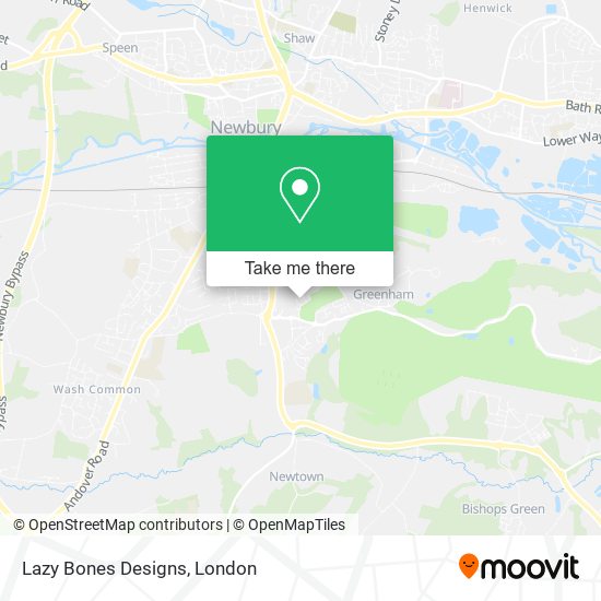 Lazy Bones Designs map