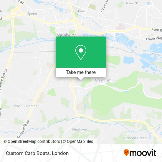Custom Carp Boats map