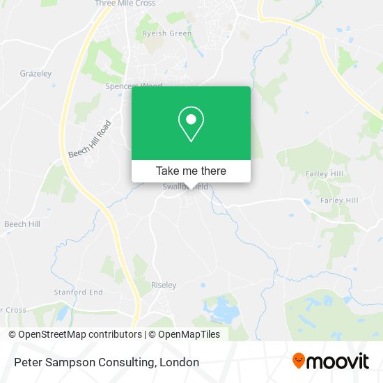 Peter Sampson Consulting map