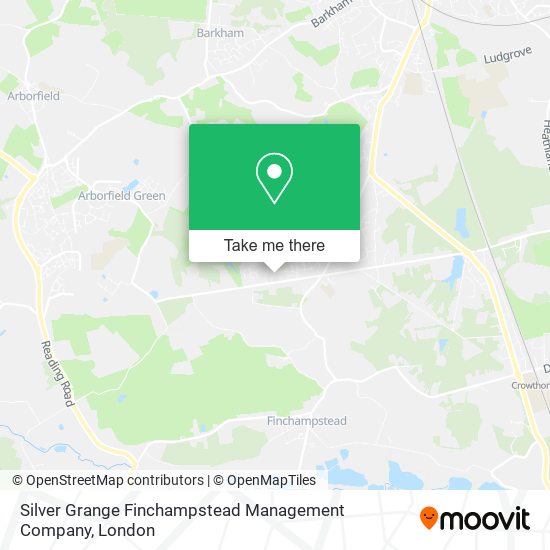 Silver Grange Finchampstead Management Company map