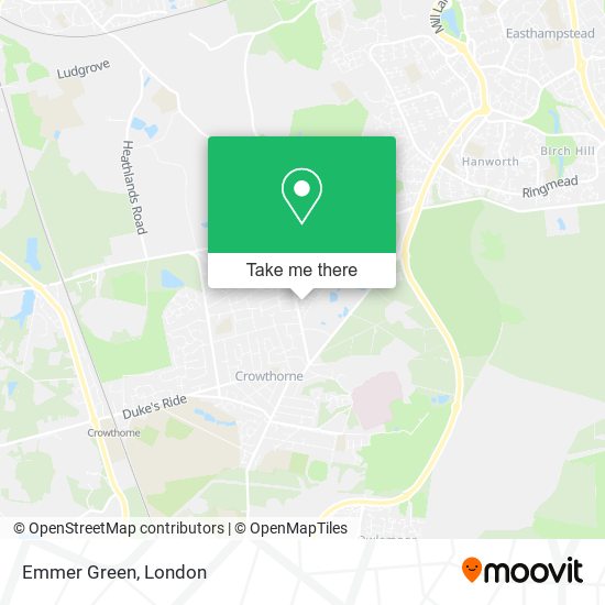 Emmer Green map