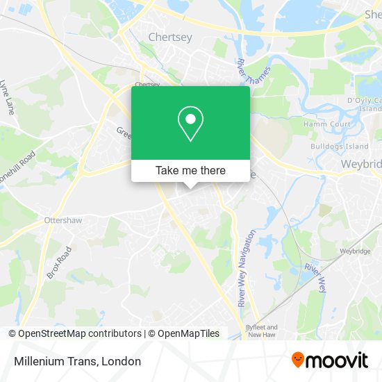 Millenium Trans map