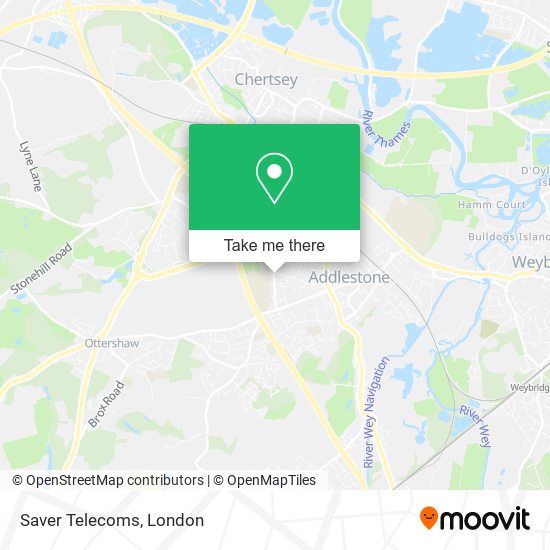 Saver Telecoms map