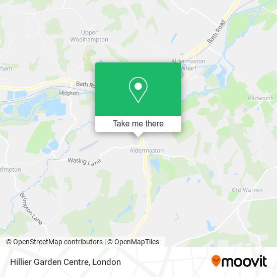 Hillier Garden Centre map