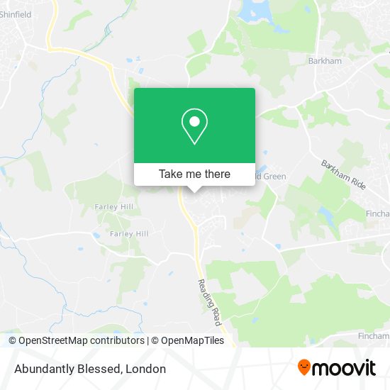 Abundantly Blessed map