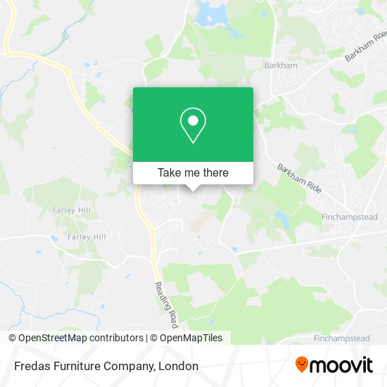 Fredas Furniture Company map