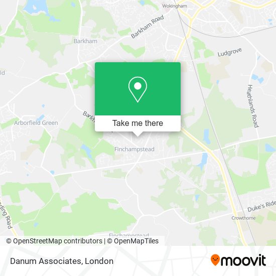 Danum Associates map