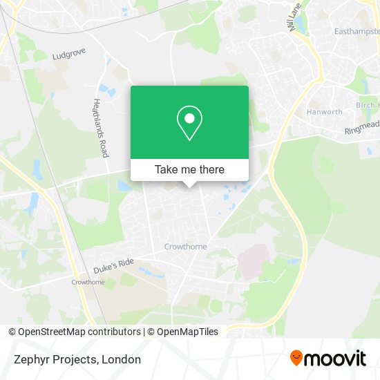 Zephyr Projects map