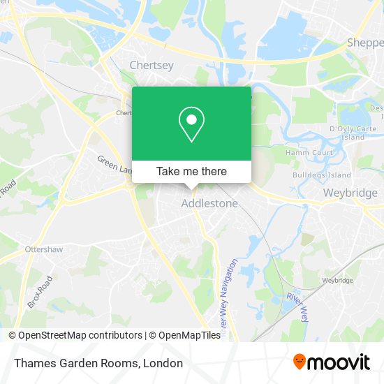 Thames Garden Rooms map