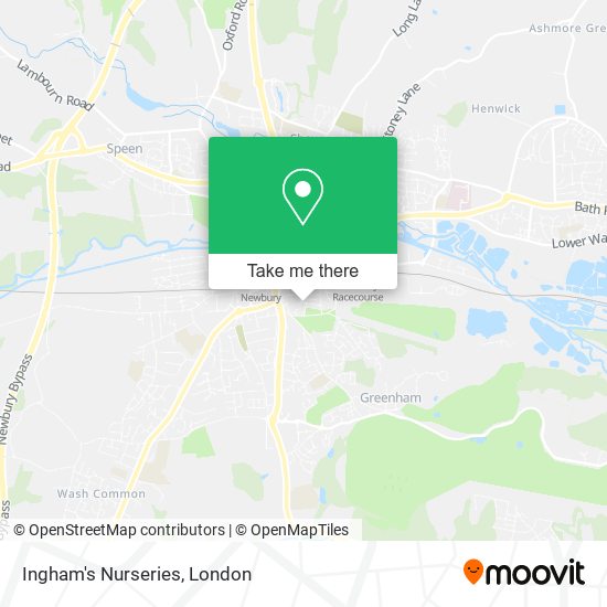 Ingham's Nurseries map