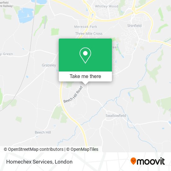 Homechex Services map