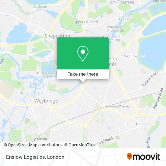 Enslow Logistics map