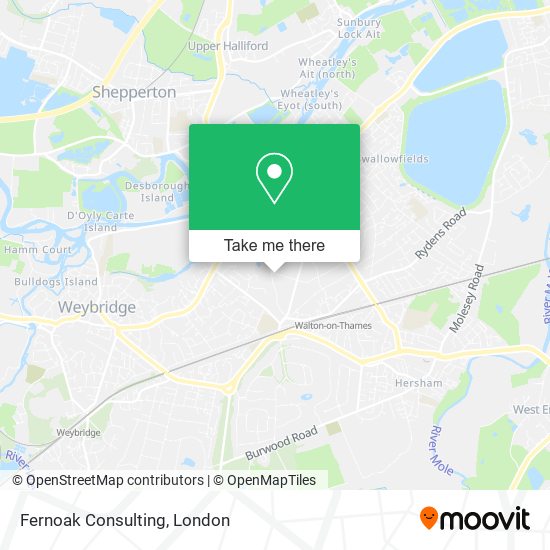 Fernoak Consulting map