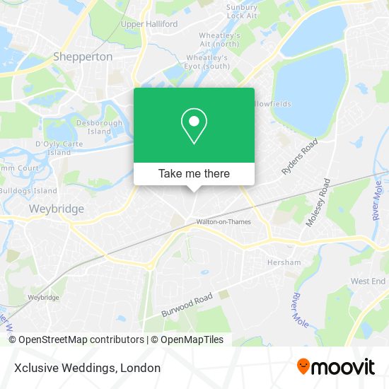 Xclusive Weddings map
