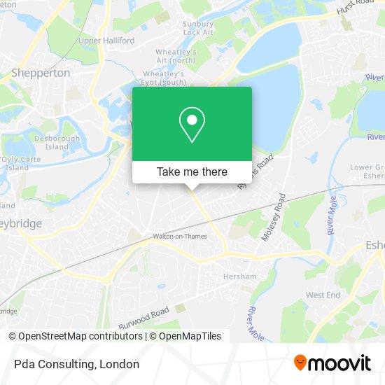 Pda Consulting map