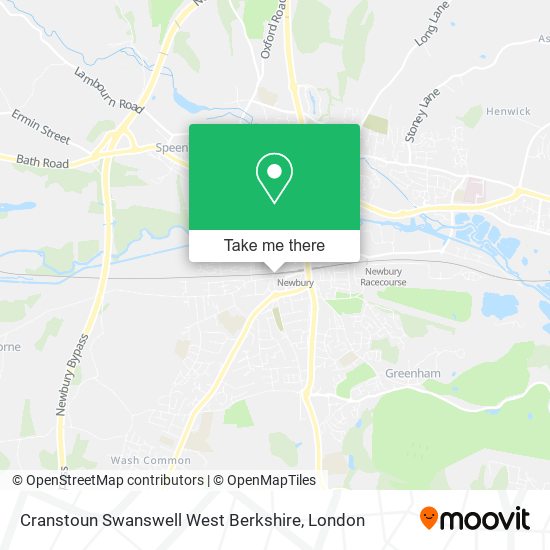 Cranstoun Swanswell West Berkshire map